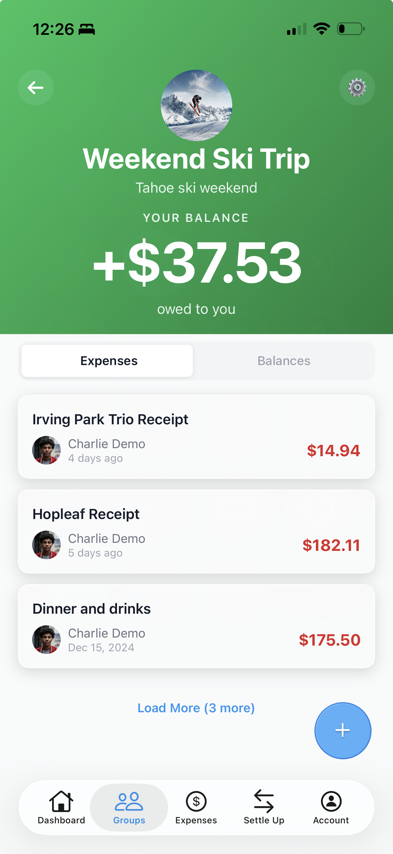 Group Overview UI